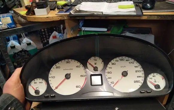 Peugeot 607 Speedometer (instrument cluster) 9639118780 110008883004