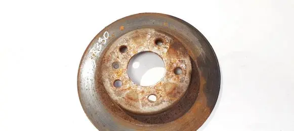 Opel Zafira B Rear brake disc neventiliuojamas