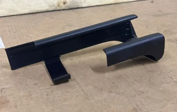 Porsche Cayenne (92A) Front passenger seat rail trim 7P5885623