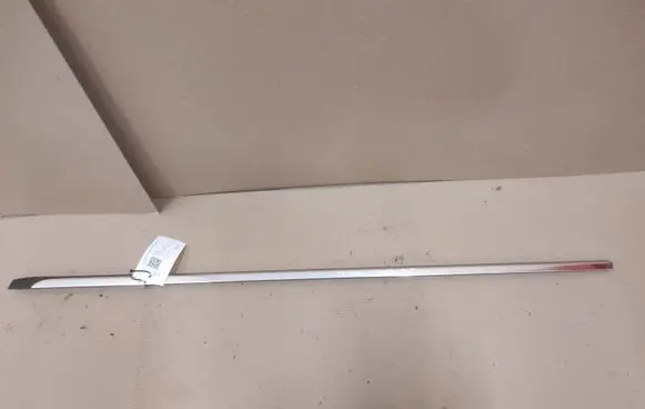 Front door glass trim molding