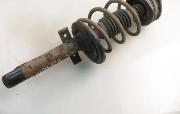 Front shock absorber with coil spring