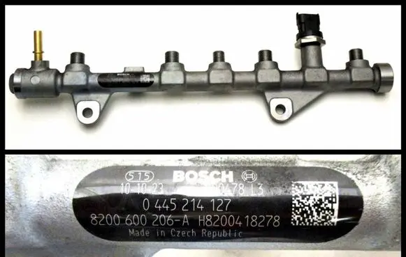 Renault Trafic II (X83) Fuel main line pipe 8200600206A 0445214127 H8200418278