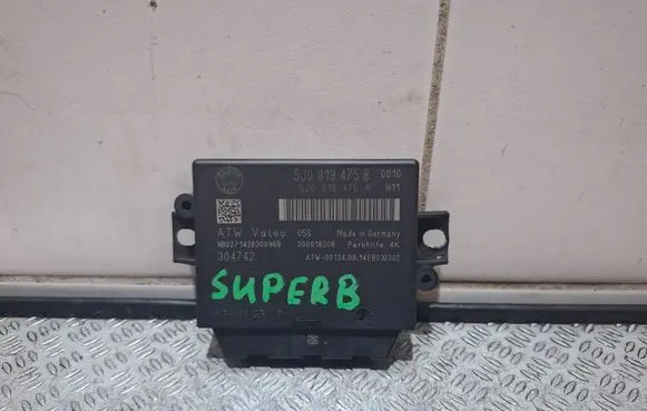 Skoda Superb B6 (3T) Parking PDC control unit/module 5J0919475B