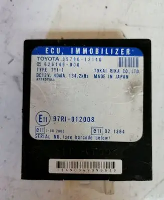 Toyota Corolla E120 E130 Engine control unit/module 8978012140 626149000 97RI012008