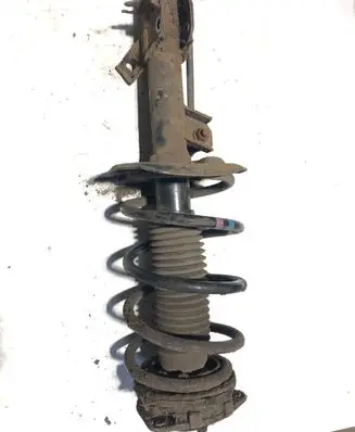 Front shock absorber with coil spring