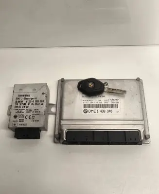 BMW 3 E46 Engine ECU kit and lock set 1430940 0261204420 61356905681