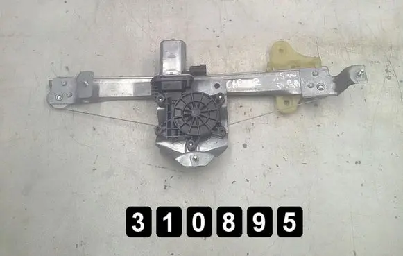 Renault Captur Front door window regulator with motor 128001471-B