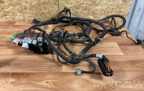 Volkswagen Touareg II Engine installation wiring loom 7P1971074F 7P1971074E ZJB016807C
