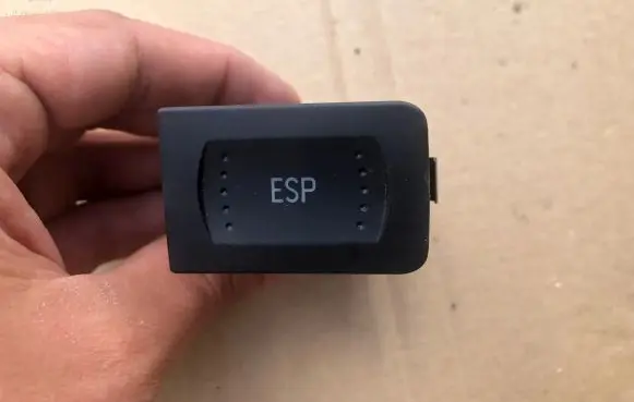 Volkswagen Bora ESP (stability program) switch 1J0927134A