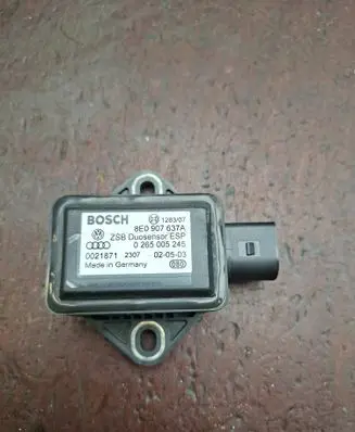 Audi A6 S6 C5 4B ESP acceleration yaw rate sensor 8E0907637A 0021871 0265005245