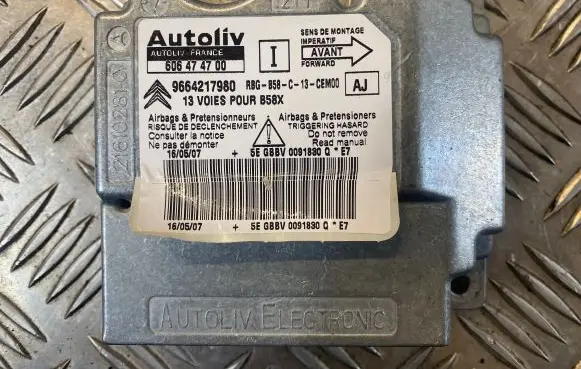 Citroen C4 Grand Picasso Airbag control unit/module 9664217980 606474700