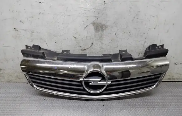 Opel Zafira B Front bumper upper radiator grill 13157590 321228108