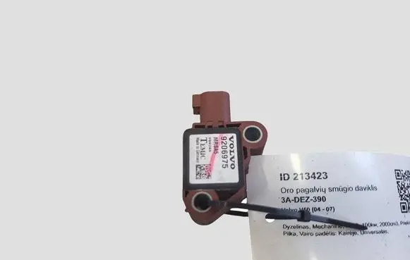 Volvo V50 Airbag deployment crash/impact sensor 9206975