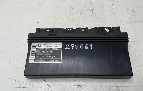 BMW 5 E60 E61 Comfort/convenience module 5WK49110 9114448 690324000