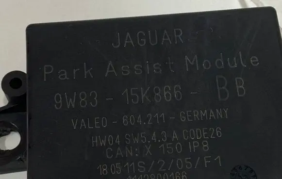 Jaguar XF X250 Parking PDC control unit/module 9W8315K866BB