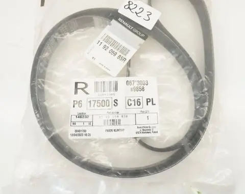 Renault Master III Alternator belt 119205985R 7PK1751