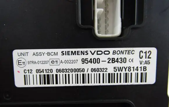 Hyundai Santa Fe Other control units/modules 954002B430