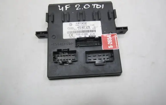 Audi A6 S6 C6 4F Comfort/convenience module 4F0907279 4F0910279D F005V00562
