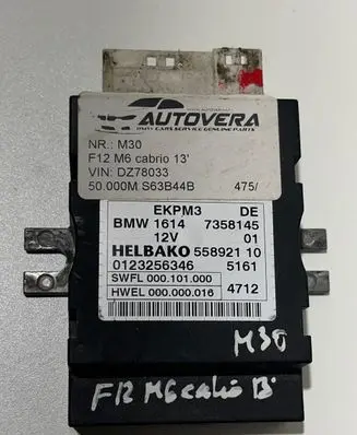 BMW 5 F10 F11 Fuel injection pump control unit/module 7358145 55892110 0123256346