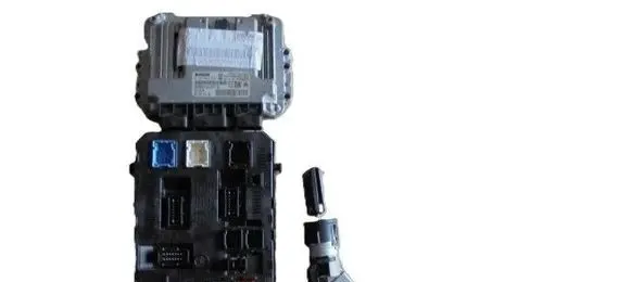 Peugeot 308 Engine ECU kit and lock set 9664843780