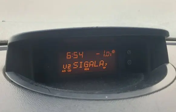 Opel Meriva A Screen/display/small screen 009164455
