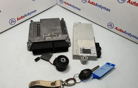 BMW 5 E60 E61 Engine ECU kit and lock set 7800134 13617800134 7807167