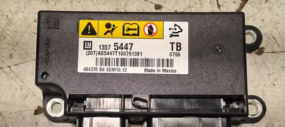 Opel Insignia A Airbag control unit/module 13575447 404376B6 AS5447T100761381