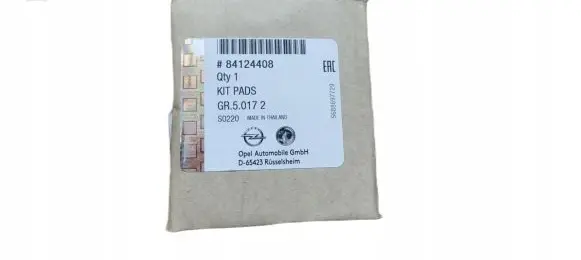 Opel Insignia B Brake pads (rear) 