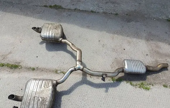 Mercedes-Benz E W214 Muffler/silencer A2064912900 A2064913300