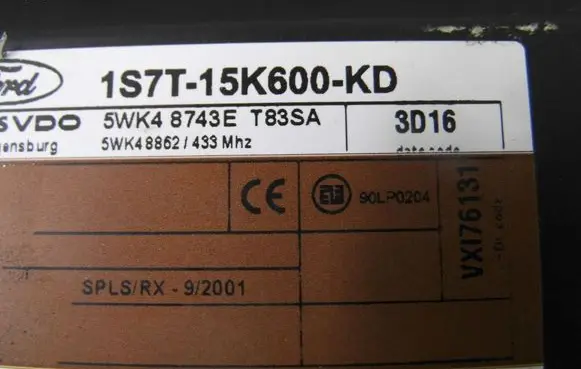 Ford Focus Central body control module 1S7T-15K600-KD