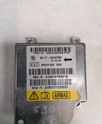 BMW 5 E39 Airbag control unit/module 65776919789