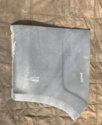 Rear bumper corner part panel trim