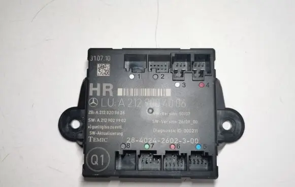 Mercedes-Benz C W204 Door control unit/module A2129004006 A2128208626