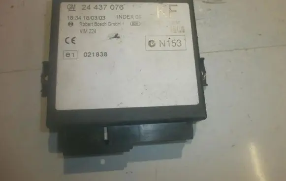 Opel Zafira A Other control units/modules 24437076KF