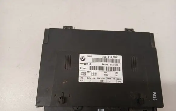 BMW 5 E60 E61 Seat control module 9148265 00005841E0 001191888