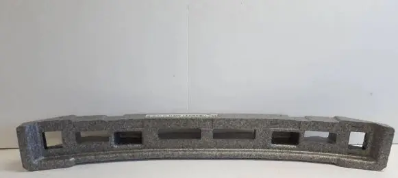 Front bumper foam support bar