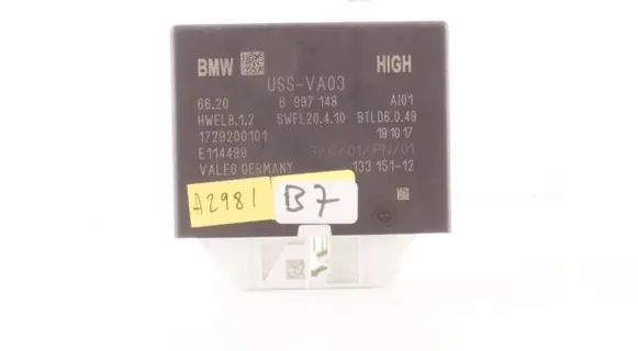 BMW 5 G30 G31 Parking PDC control unit/module 6997148 USSVA03 1729200101