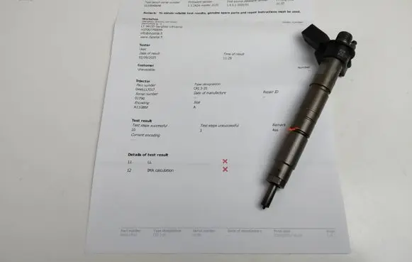 BMW X5 E70 Fuel injector 7805430