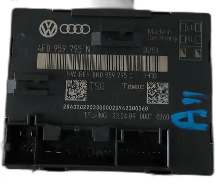 Audi A6 S6 C6 4F Trunk lid opening control unit 4F0959795N