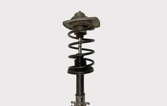 Front shock absorber with coil spring