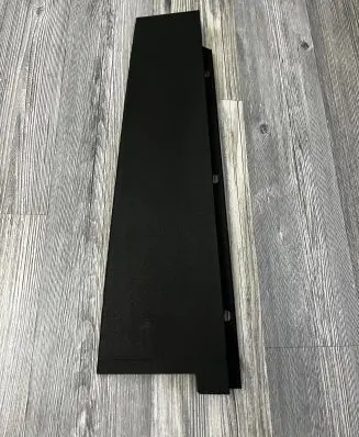 Front door glass trim molding