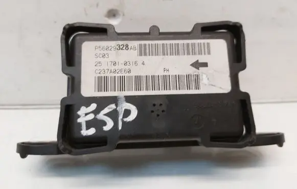 Toyota RAV 4 (XA40) ESP acceleration yaw rate sensor P56029328