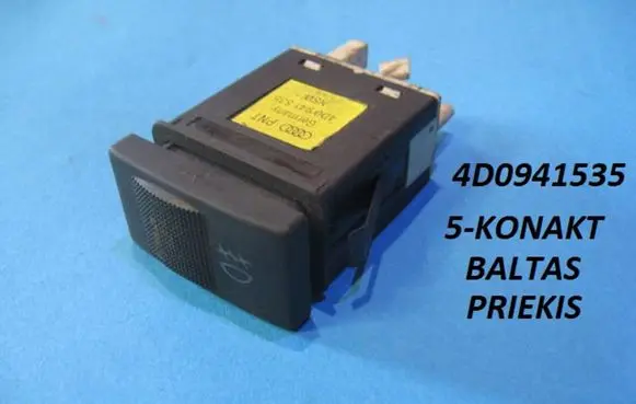 Audi A4 S4 B5 8D Fog light switch 4D0941535