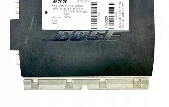 Audi Q7 4M Sound amplifier 4M0035223C 4M0035223CBOSEQ7