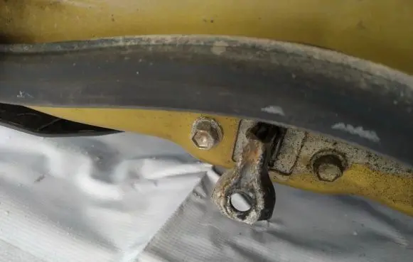 Toyota Yaris Front door check strap stopper 