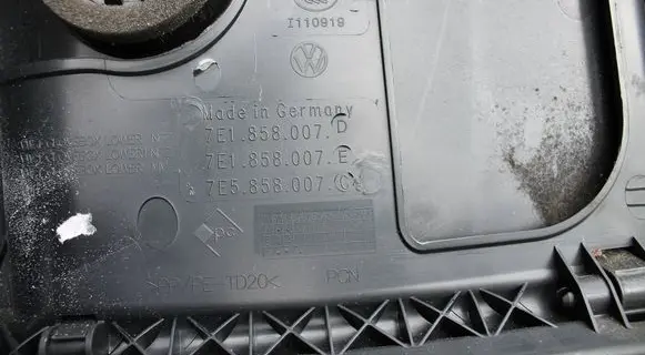 Volkswagen Multivan T6 Glove box lid/cover 7E1858007 7E1858007E 7E1858007D