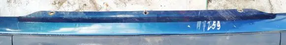 Rear bumper trim bar molding