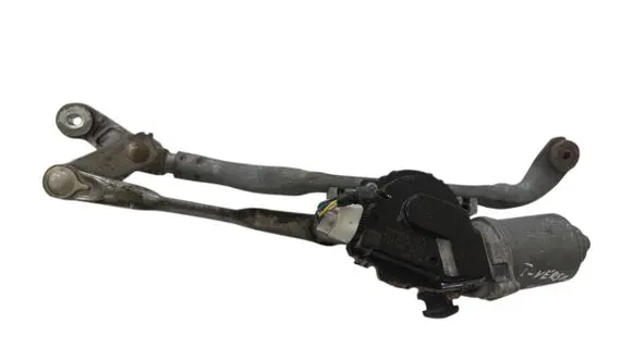 Front wiper linkage and motor