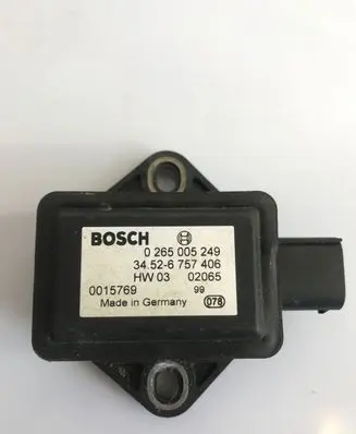 BMW 7 E65 E66 ESP acceleration yaw rate sensor 0265005249 6757406