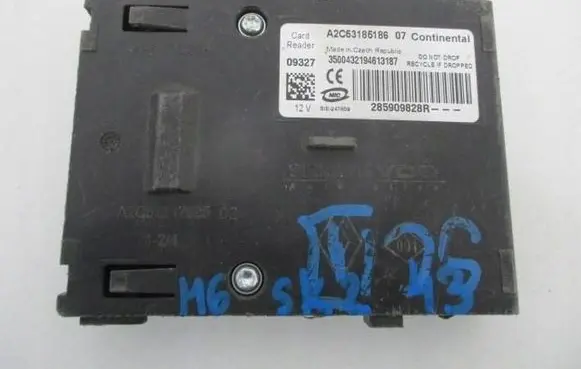Renault Scenic III - Grand scenic III Ignition key card reader 285909828R